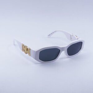 Versace Kids VK4429U 314/87 Sunglasses White Geometric Frame, Grey Lenses